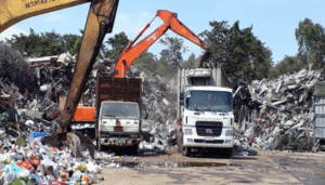 Thu mua máy cạp phế liệu, mua gầu Ngoạm, gầu Gắp thanh lý
